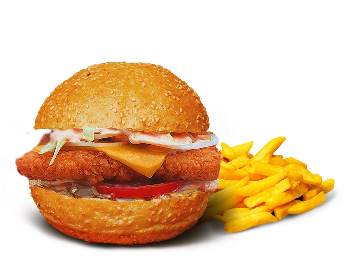 Et Burger +Patates Kızartması